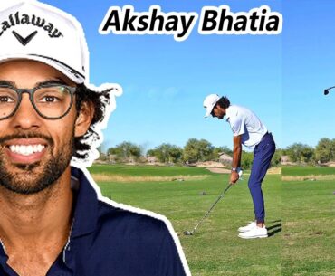 Akshay Bhatia アクシェイ・バティア 米国の男子ゴルフ スローモーションスイング!!!
