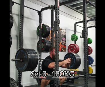 Front Squat 180KG - No Hands Very Long Pause