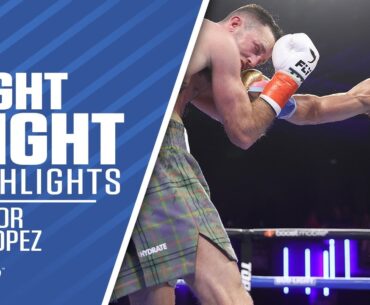 Teofimo Lopez Upsets Josh Taylor to Win Jr. Welterweight Title | FIGHT HIGHLIGHTS