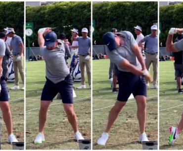 Rory Mcilroy on the Range at US Open 2023