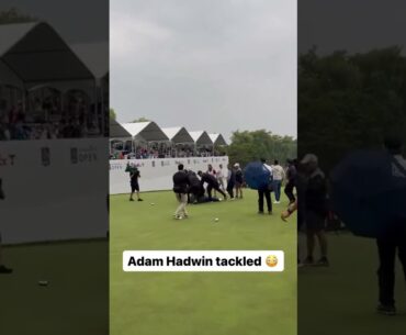 Adam Hadwin Tackled By Security On The 18th Green 😳