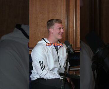 Luke Schoonmaker has the BEST pre-game ritual in football. 🤯 #shorts