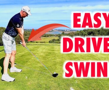 The driver is so easy with this grip (driver swing drills)