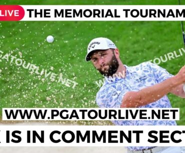 🔴 𝐋𝐈𝐕𝐄: Memorial Tournament (GOLF) -PGA TOUR