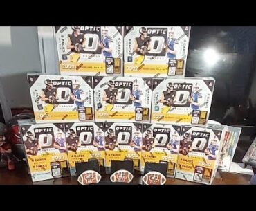 DONRUSS OPTIC FOOTBALL 10X BLASTER LIVE BREAK 2!!