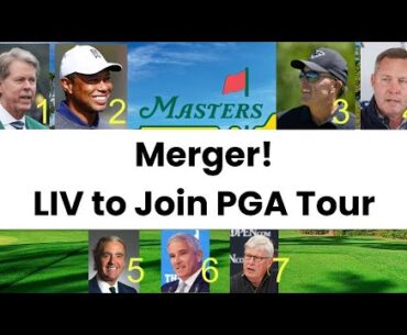Merger! LIV Golf to Join With PGA Tour.