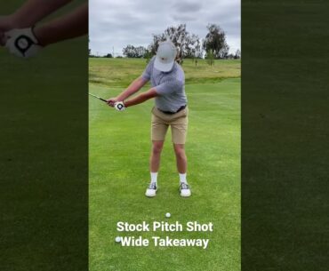 Hit Perfect Pitch Shots with a Wide Takeaway