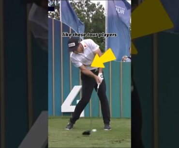 Trail arm at impact! 😱 #golftips #golf