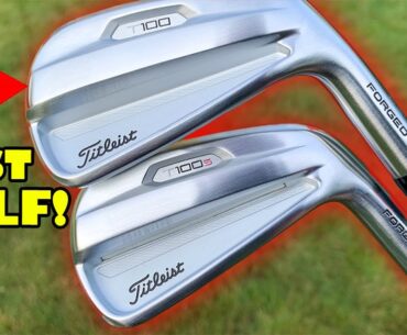 TITLEIST T100S IRONS REVIEW AND GOLF TIPS [2023] TITLEIST IRON DISTANCE COMPARISON
