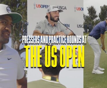 "We're learning the golf course" | Seen & Heard at LACC | U.S. Open Tuesday