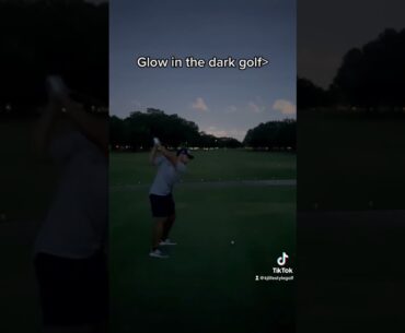 These balls glow!?😳#shorts #golf #golfer #subscribe
