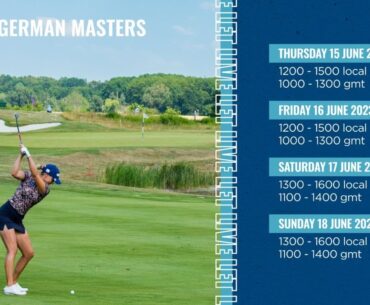 LIVE | FIRST ROUND | AMUNDI GERMAN MASTERS