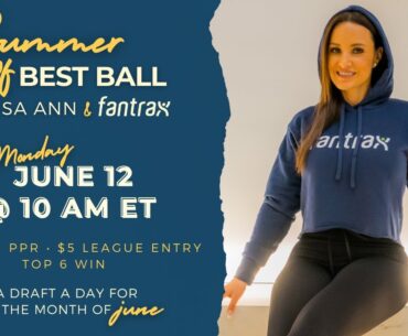 The Summer Of Best Ball with Lisa Ann & Fantrax | Live Draft #12 Hosted by Lisa Ann