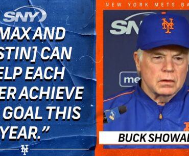 Buck Showalter talks Max Scherzer reuniting with Justin Verlander + Pete Alonso's focus | Mets | SNY