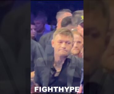 CONOR MCGREGOR HIT IN THE HEAD WITH A DRINK SECONDS AFTER KATIE TAYLOR LOSS IN IRELAND