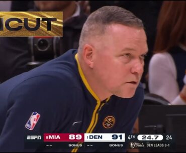 Final 3:02 INSANE GAME 5 ENDING #8 Heat vs #1 Nuggets UNCUT!