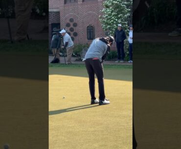 NICO ECHAVARRÍA 🇨🇴 PGA Championship ⛳️ Putting practice ⚒️ #golf #shorts