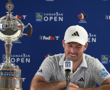 Nick Taylor Sunday WINNER Press Conference 2023 RBC Canadian Open