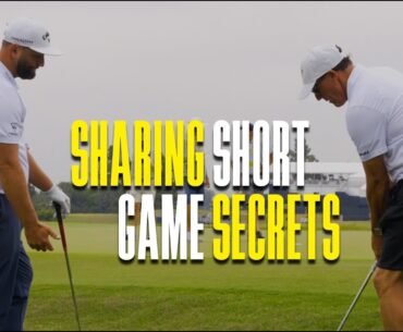 Phil Mickelson Explains To Jon Rahm How To Hit An Awkward Chip Shot