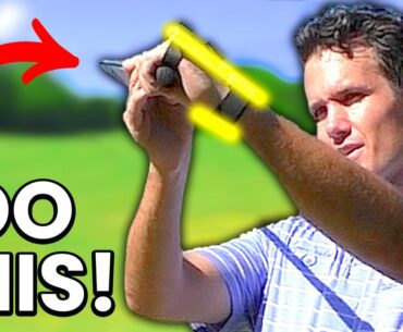 I Found the Easiest Way to Hit STRAIGHT Golf Shots (BIG Golf Swing Discovery!)