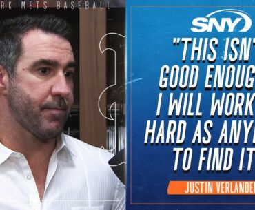 Justin Verlander on tough outing vs Braves: ‘it’s not easy for the team, it’s not easy for me’ | SNY