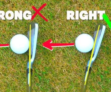 DO NOT SQUARE THE CLUBFACE: Golf Swing
