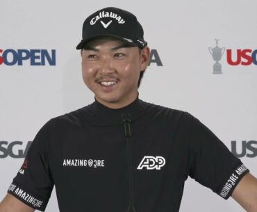 Min Woo Lee Friday Flash Interview 2023 US Open · Round 2 © USGA