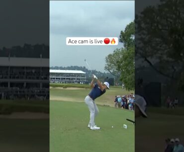 Sam Burns with an incredible hole in one at the US Open. #usopen #golfswing #holeinone