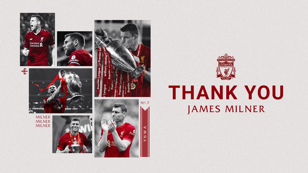 Thank you Millie! Liverpool FC’s tribute to James Milner Thank you Millie! Liverpool FC's tribute to James Milner