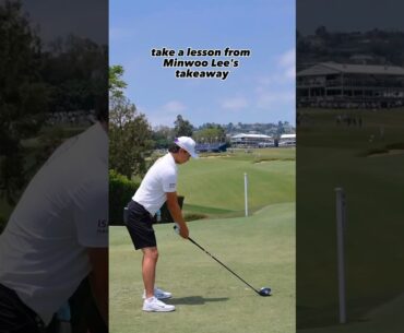 Minwoo Lee’s takeaway drill 🔥#golftips #golf #minwoolee #usopen