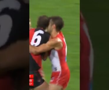 Joe Daniher LOSES his TEMPER against Sydney's player after missing his shot at goal