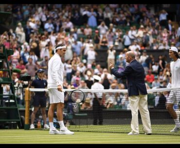 |4K| FEDERER UNLEASHES FULL ARSENAL IN OPENINING CLINIC | Federer - Harris Wimbledon 2019 R1