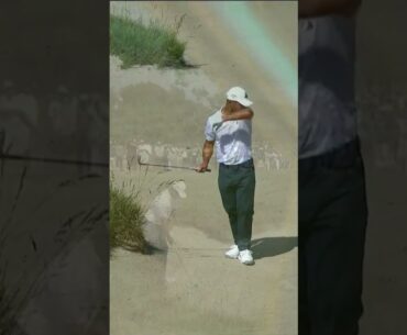 A tough start to Round 3 of the #USOpen for Xander Schauffele