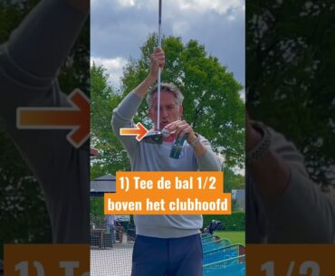Driver opwaarts raken #golfschoolgeldrop #golf #golftips #golfswing #golfer #golflesson