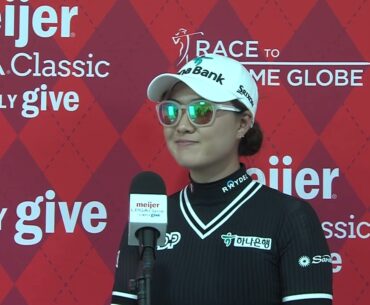 Minjee Lee Friday Flash Interview 2023 Meijer LPGA Classic