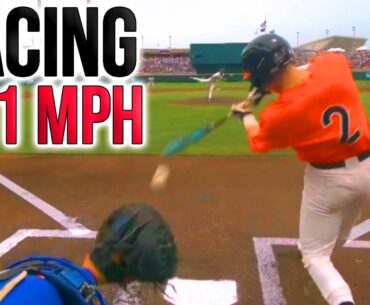 101 MPH from Umpire Cam. DON'T BLINK!!