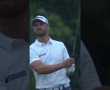 "Twirl of the year!" Wyndham Clark knew he flushed his approach on No. 18