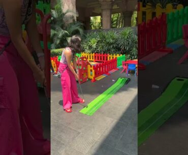 First To Put The Ball In Wins 🙈🙈| Mini Golf Challenge ⛳️
