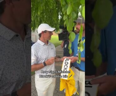 Block’s caddie, John Jackson, will cherish this forever 😊 #shorts