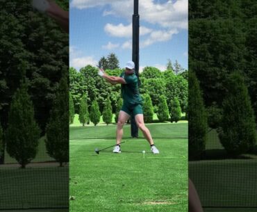 Double Pump Drill went wrong… 😳 #shorts #golf