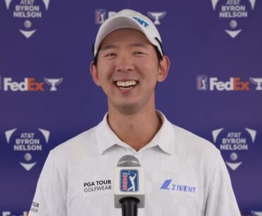 S Y Noh Thursday Flash Interview 2023 AT&T Byron Nelson