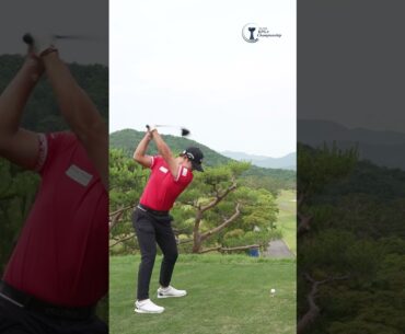 [제66회 KPGA 선수권대회 with A-ONE CC] 1라운드 배용준 티샷