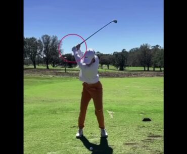 Frida Kinhult BEAUTIFUL Golf Swing-Tied for the lead at The Lotte Championship!