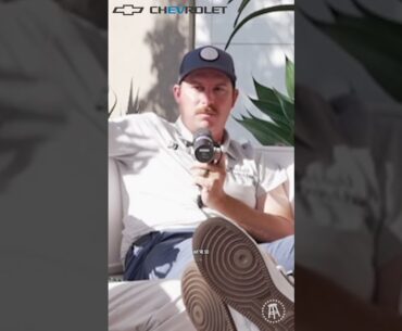 Joel Dahmen’s just out here living the dad life these days. @Chevrolet #Ad #ChevyEV