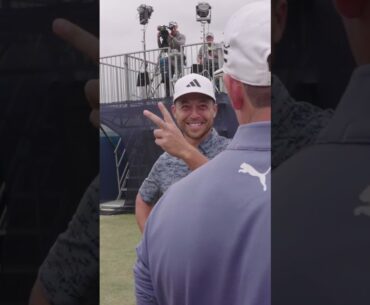 “I was peeking all day, baby.” Rickie & Xander congratulate one other on 62s | Seen & Heard at LACC