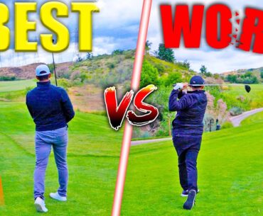 Amateur Best Ball VS PGA Pro Worst Ball Challenge!