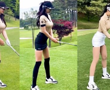 아름다운 KLPGA 프로 최민채 여신의 최신골프스윙!!
