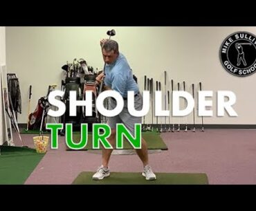 How your setup can dictate shoulder turn