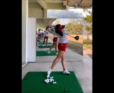 韓国代表選手の定石スイング（チャンネル登録すると素晴らしい映像がもっと早くみられます。）