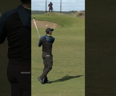 Brilliant approach shot from Daniel Gavins during the 2022 #dunhilllinks 🏌️‍♂️